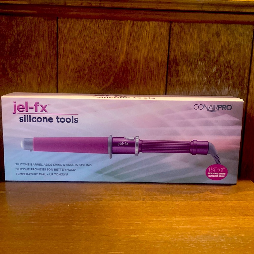 Con air pro Jel-fx 1 1/4” silicone shine curling iron